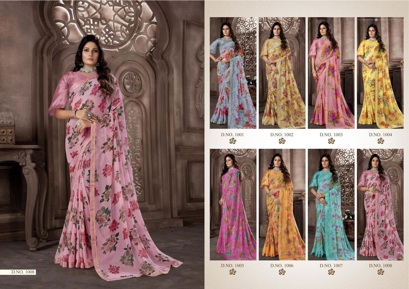 Ratandeep Riya Latest Designer Regular Wear Georgette Saree Collection